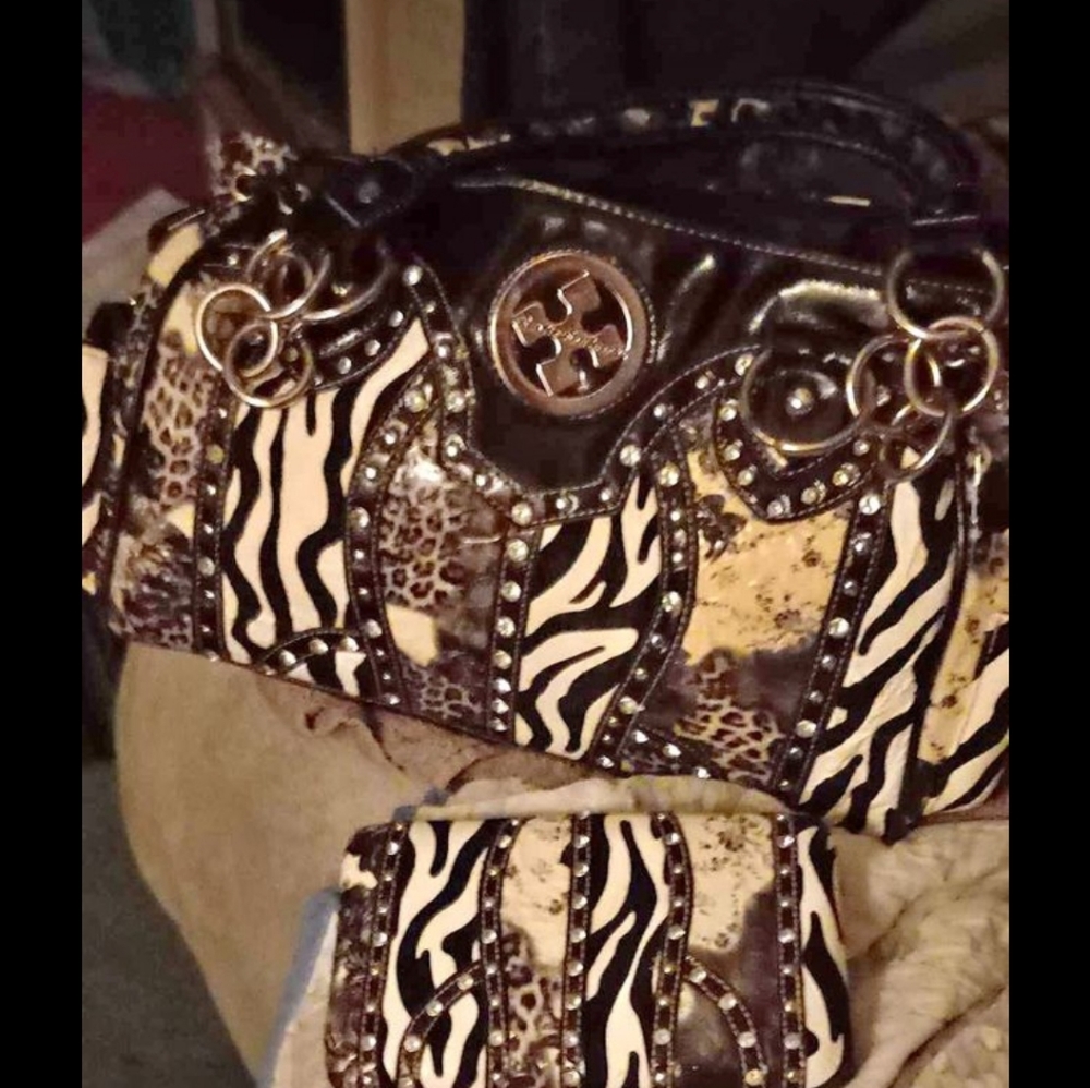 Rustic couture zebra